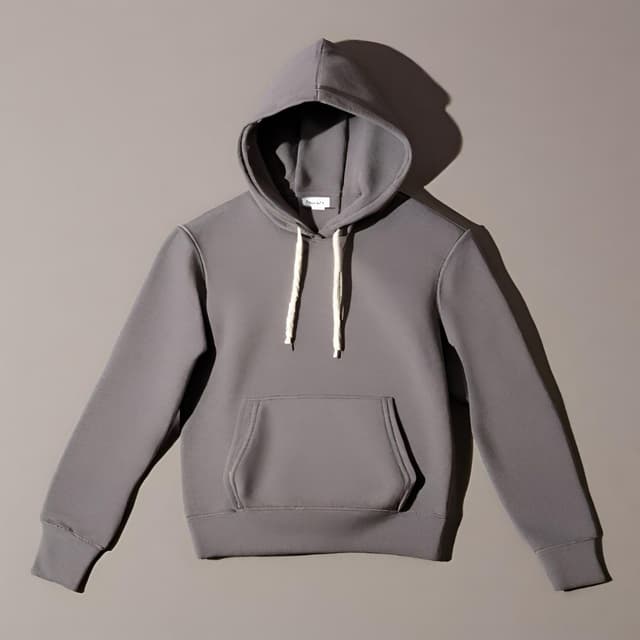 Classic Grey Hooded Sweatshirt